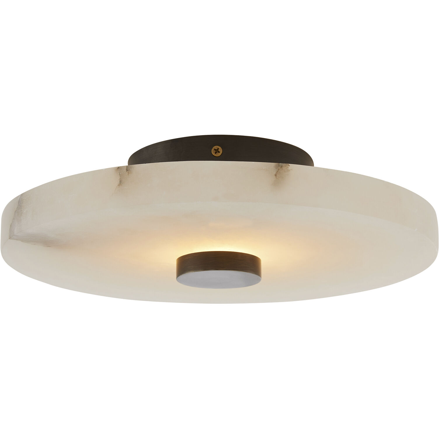 Moers 1 Light 12 inch White and English Bronze Flush Mount Ceiling Light