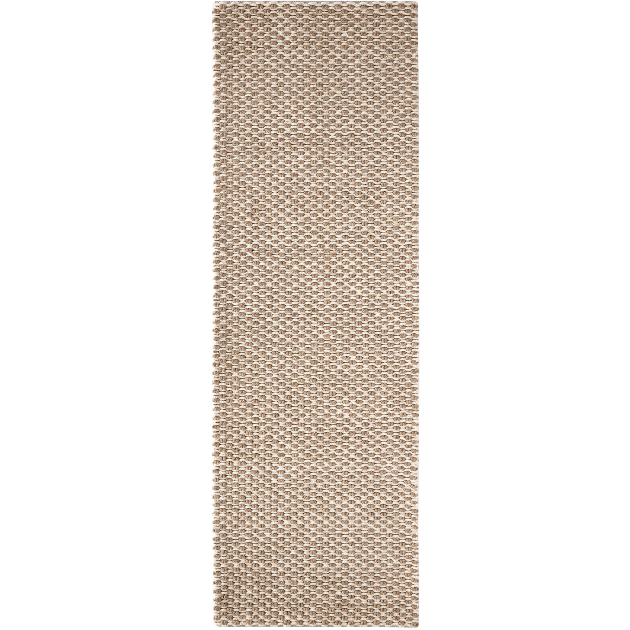Natural Luxe Brown and Ivory Indoor Rug