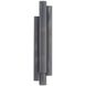 Punch 2 Light 48.5 inch Marine Grade Aged Graphite Outdoor Sconce, Oversized