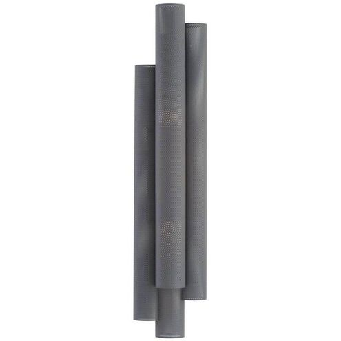 Punch 2 Light 48.5 inch Marine Grade Aged Graphite Outdoor Sconce, Oversized