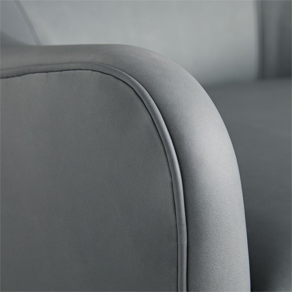 Delfino 30.5 inch Anchor Grey Swivel Chair