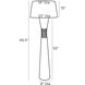 Sedona 66 inch 150.00 watt Cerused Oak Floor Lamp Portable Light
