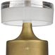 Verglas 7.5 inch 3 watt Antique Brass Rechargeable Accent Lamp Portable Light