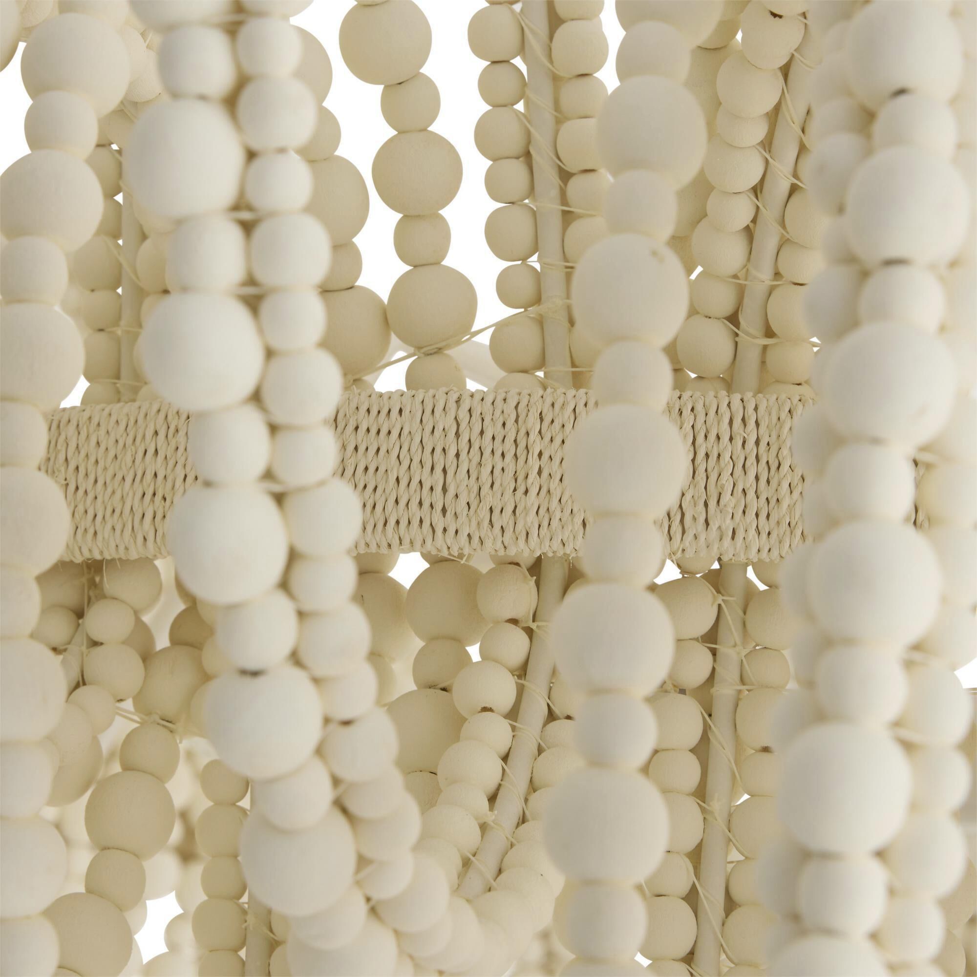 Keely 6 Light 36 inch White Chandelier Ceiling Light