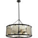 Muse 6 Light 31 inch Smoke and Bronze Chandelier Ceiling Light