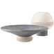 Taza Graphite Centerpiece and Vase Set, Set of 2