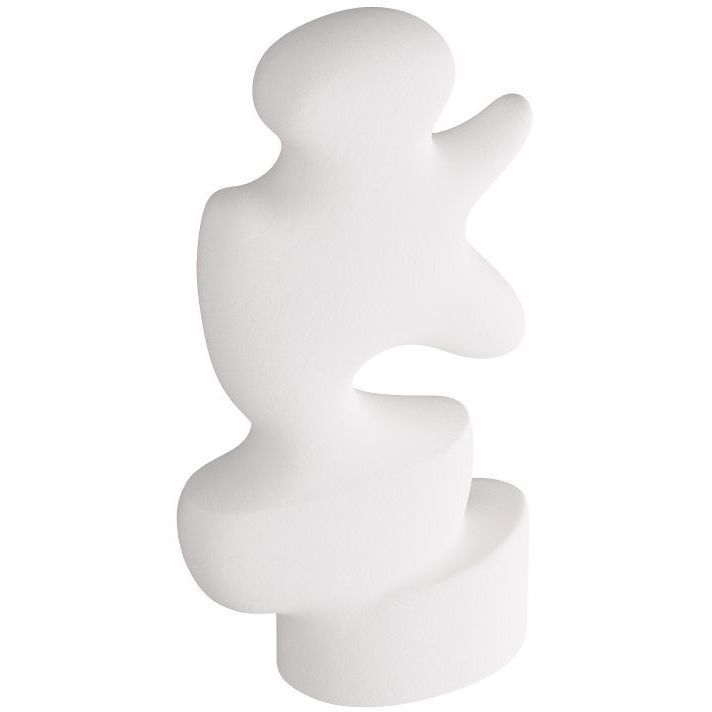 Mello Matte White Plaster Sculpture