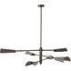 Estevan LED 5 inch English Bronze Chandelier Ceiling Light
