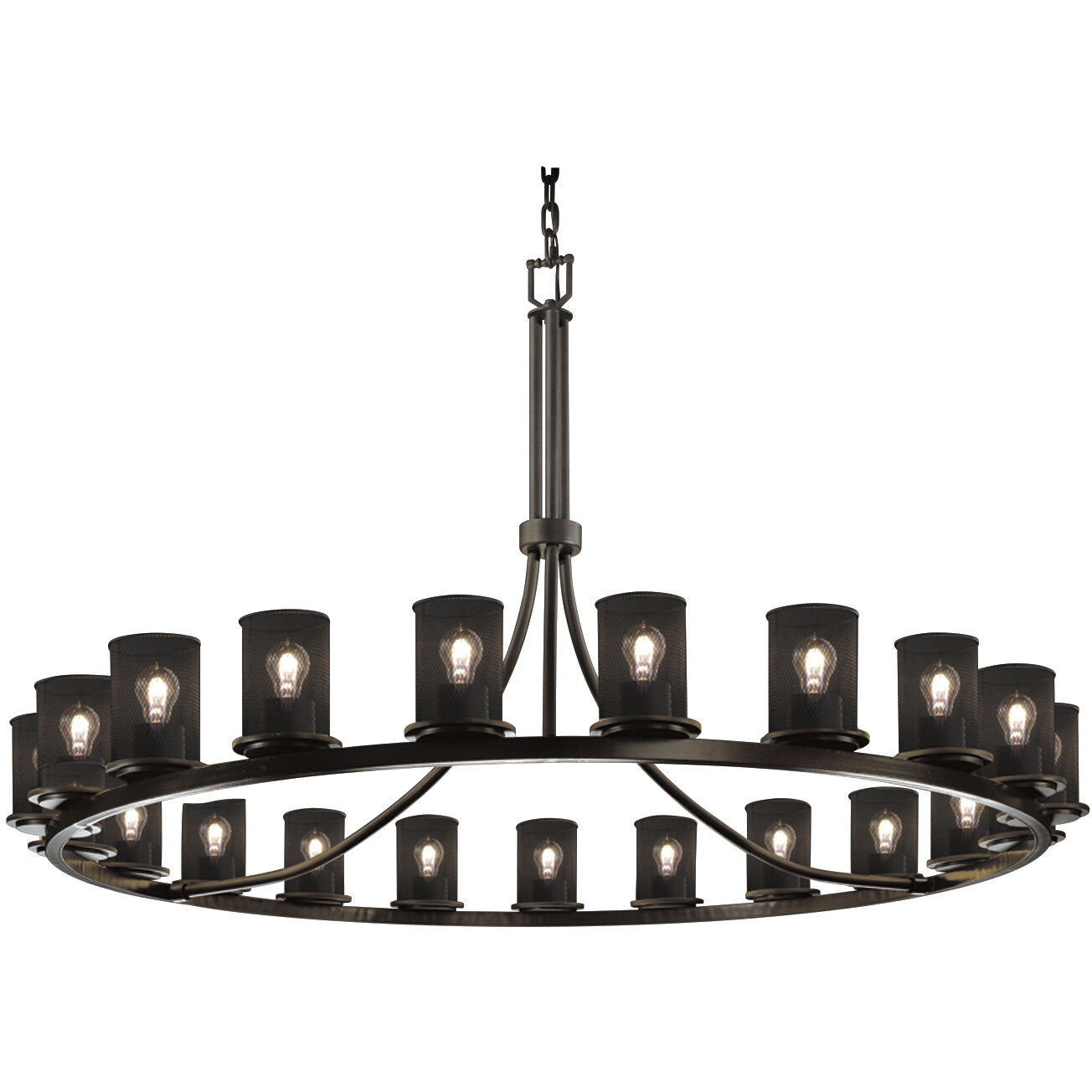 Wire Mesh 21 Light 60.00 inch Chandelier