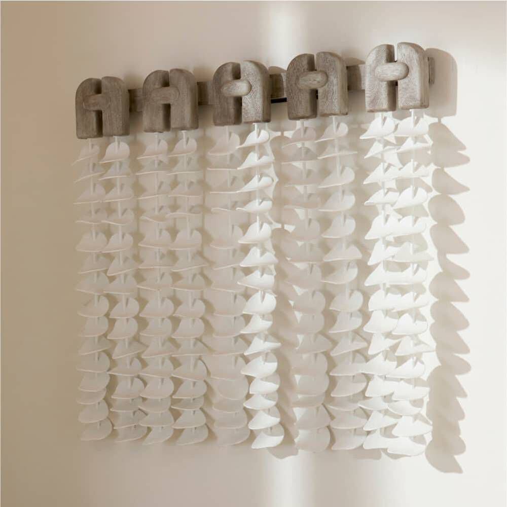 Melt White Gesso and Smoke Wall Decor