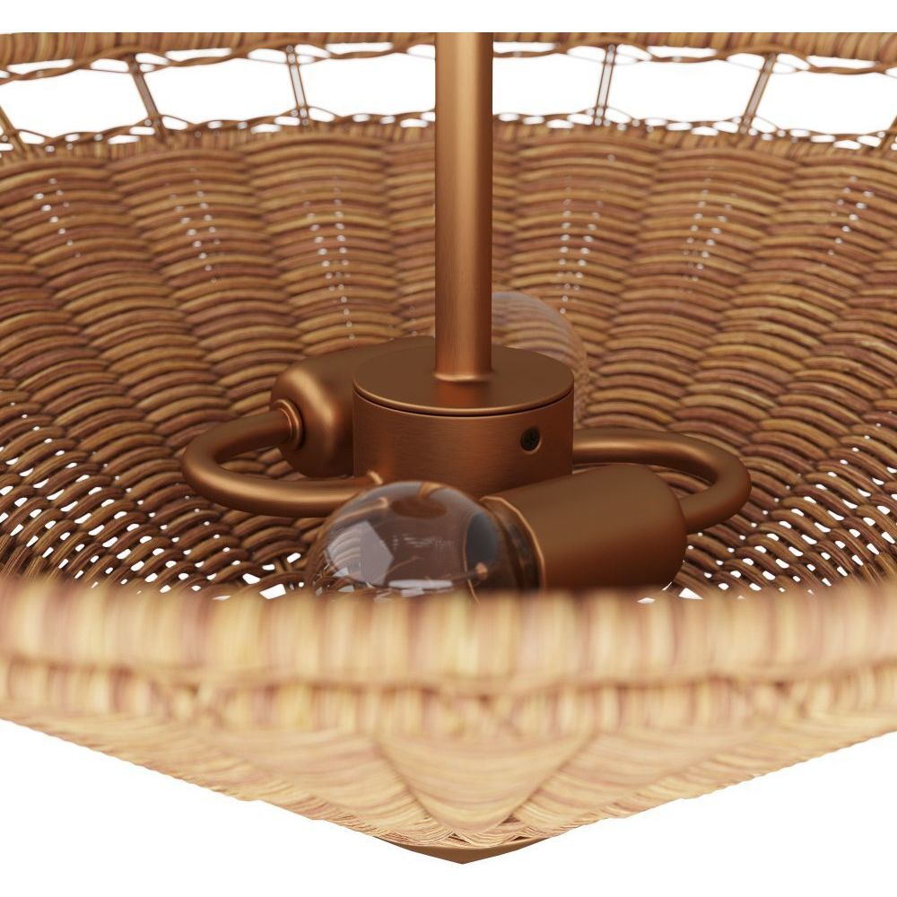 Terrace Natural Flush Mount Ceiling Light