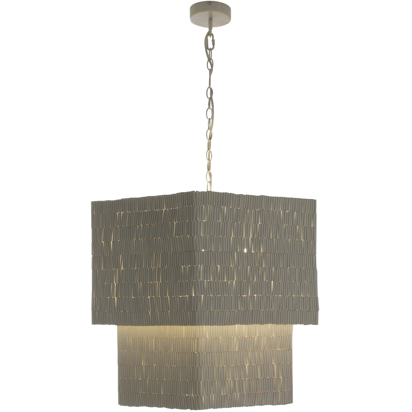 Eileen 6 Light 32 inch Winter White Chandelier Ceiling Light