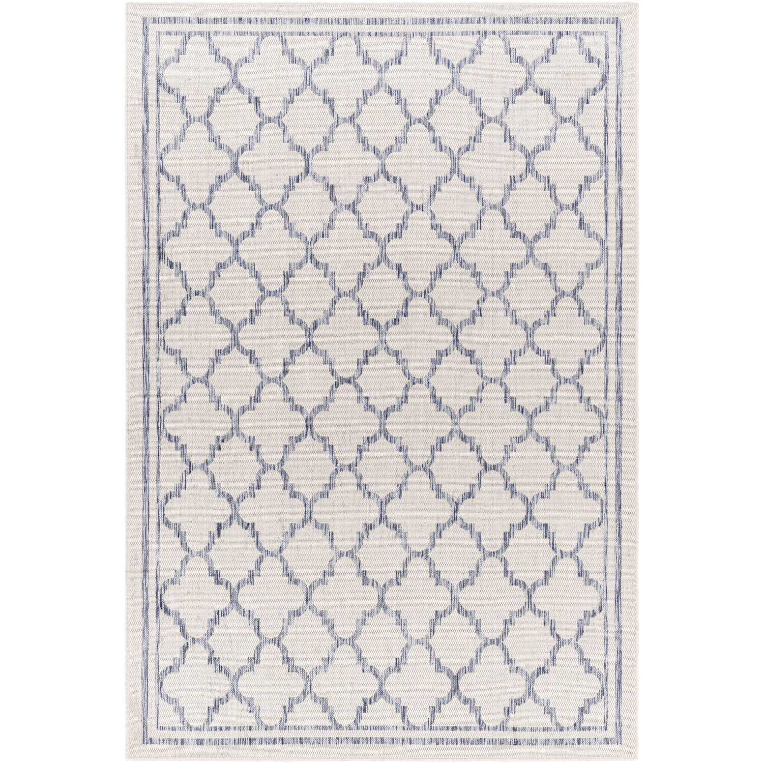 Tuareg 120 X 94 inch Light Grey Outdoor Rug, Rectangle