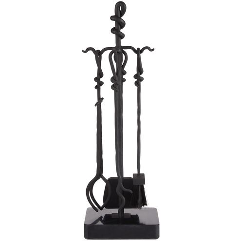 Denison Blackened Iron Fireplace Toolset