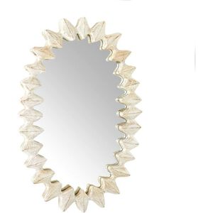Cicada 40 X 27 inch Sandblasted Whitewash Mirror