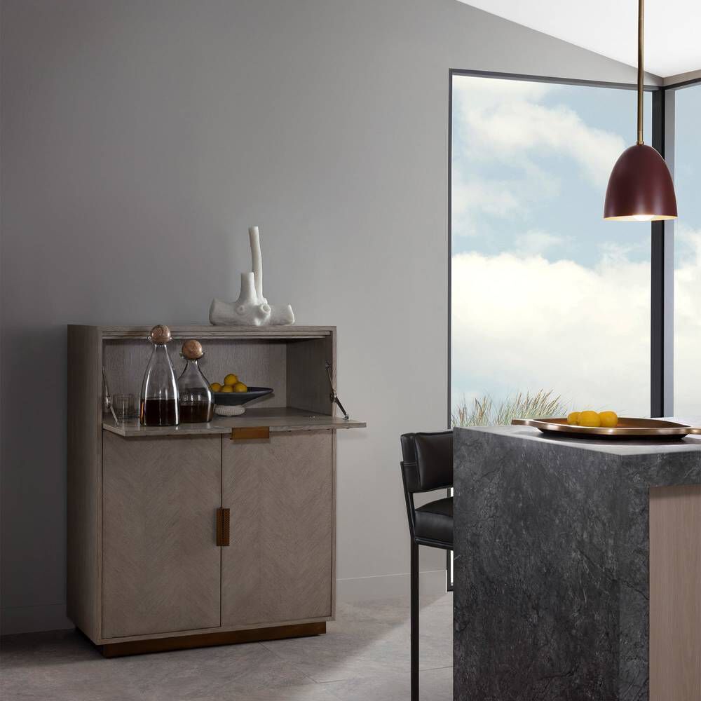 Upton Smoke Cocktail Cabinet