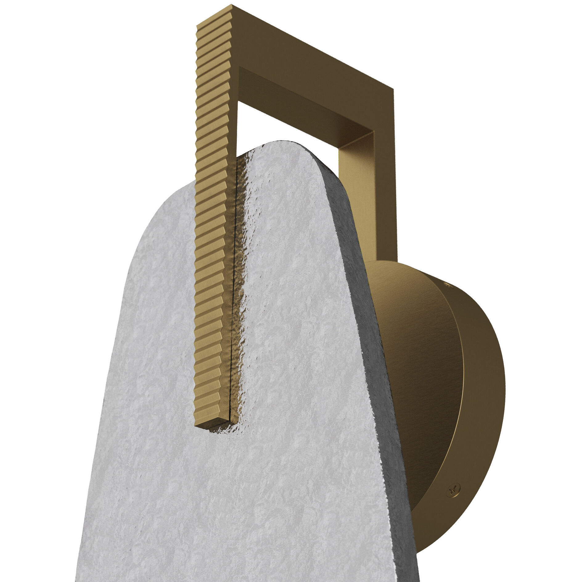 Zelda 1 Light 8 inch Antique Brass ADA Sconce Wall Light