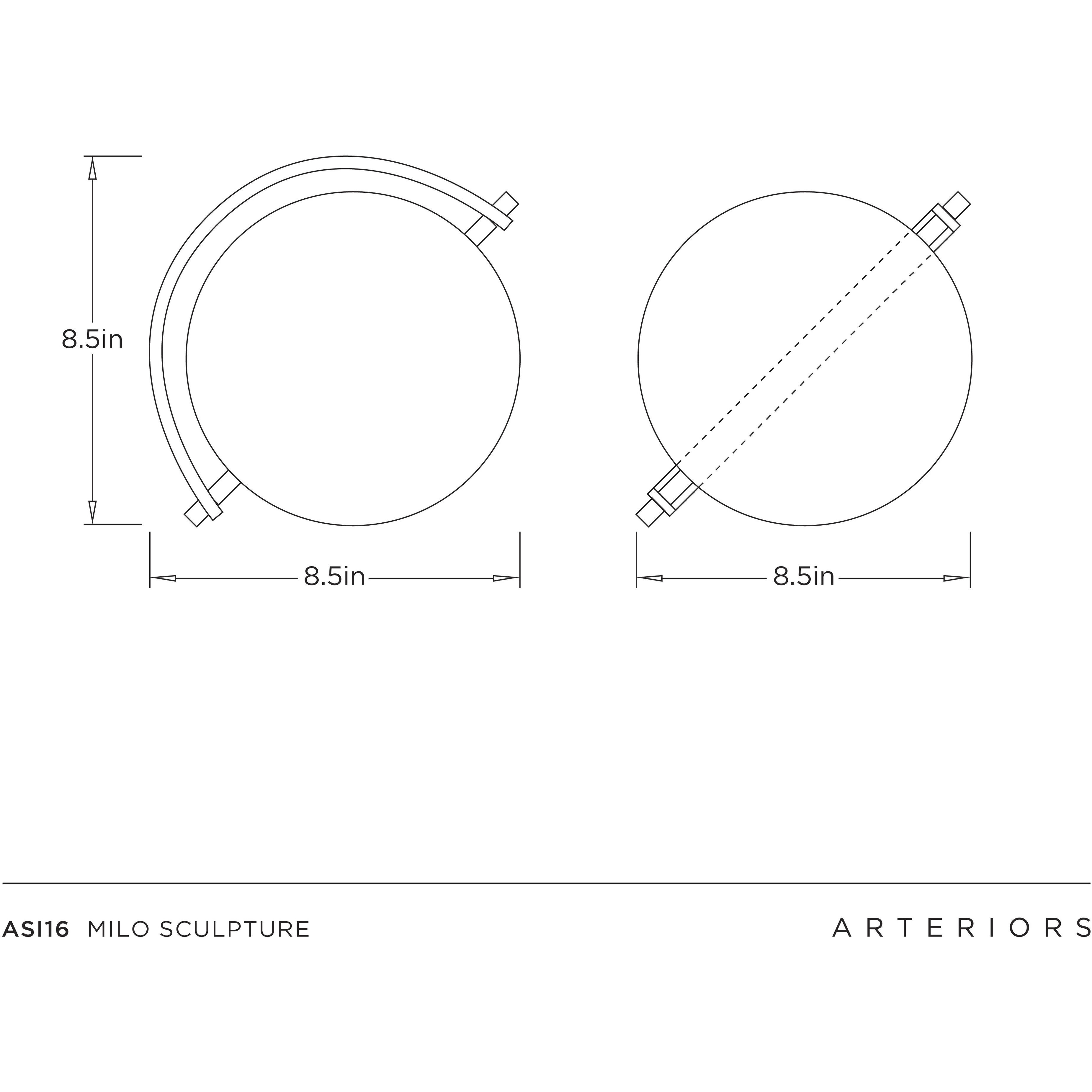 Milo 8.5 inch Sculpture