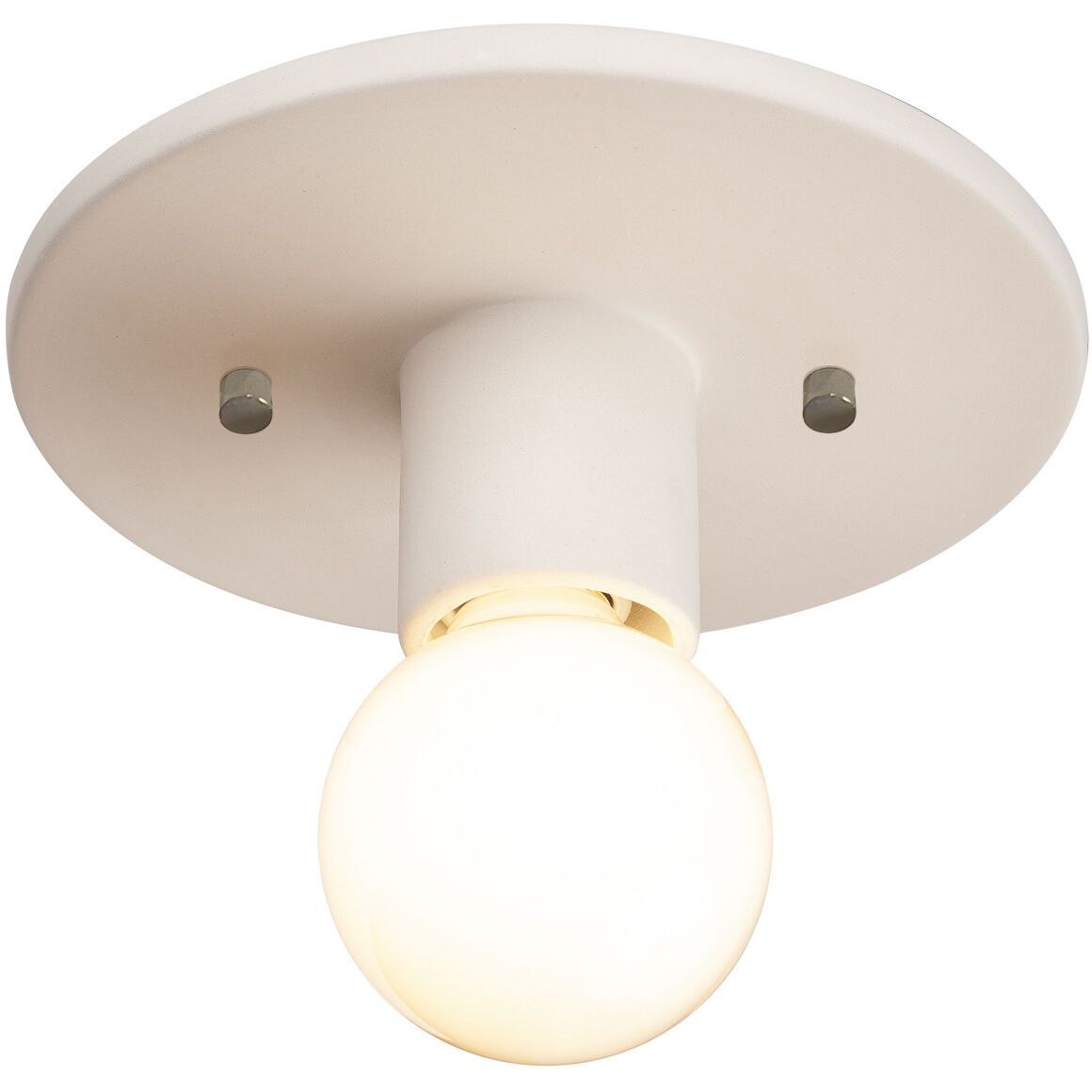 Radiance Collection 1 Light 8 inch Gloss White Flush Mount Ceiling Light