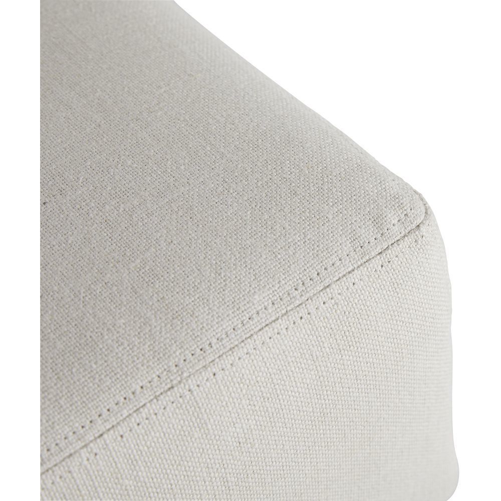Tuck 16 inch Bone Ottoman