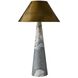 Chanel 100.00 watt Calacatta Viola Table Lamp Portable Light