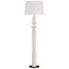 Woodrow Limewash Floor Lamp Portable Light
