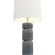 Annika 31 inch 150 watt Ocean Reactive Lamp Portable Light