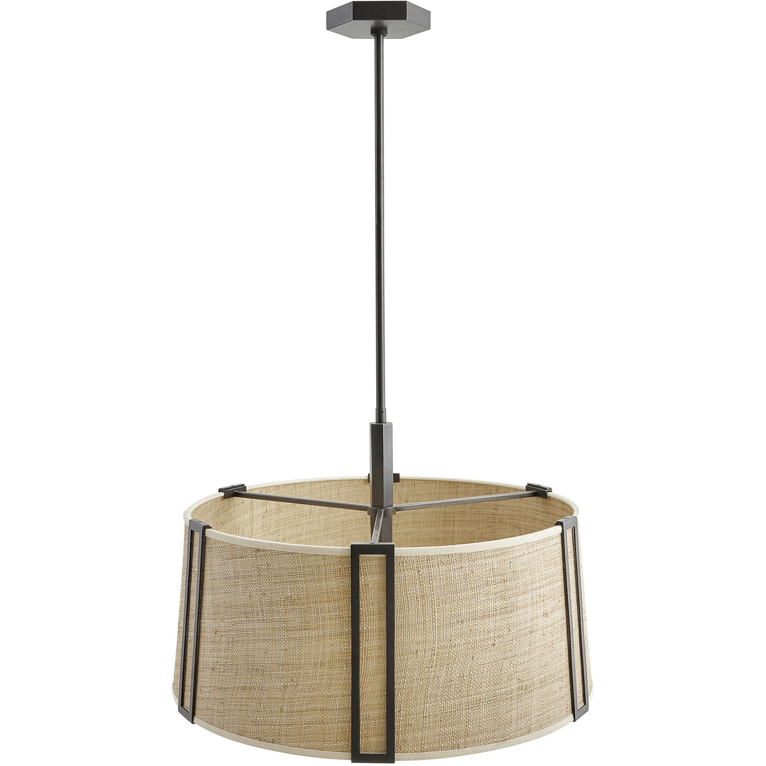 Amida 3 Light 28.5 inch English Bronze Pendant Ceiling Light