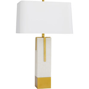 Herme 32 inch 150.00 watt White Table Lamp Portable Light