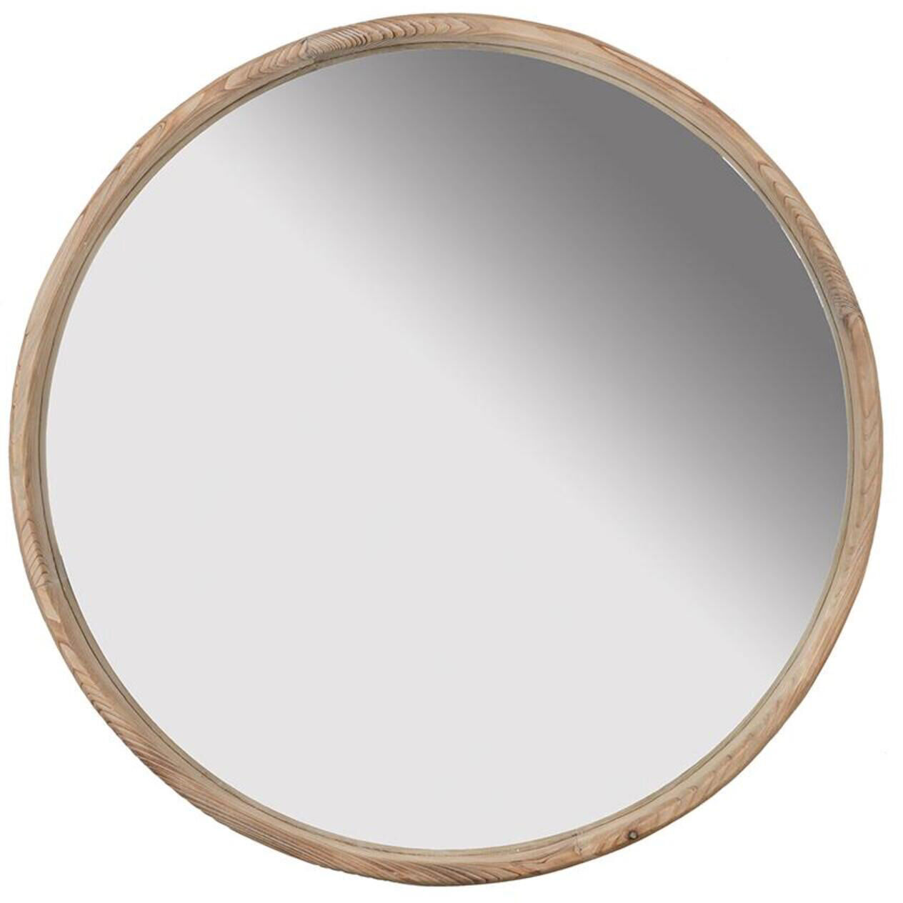 Thayne 27.5 X 27.5 inch Natural Wood Wall Mirror