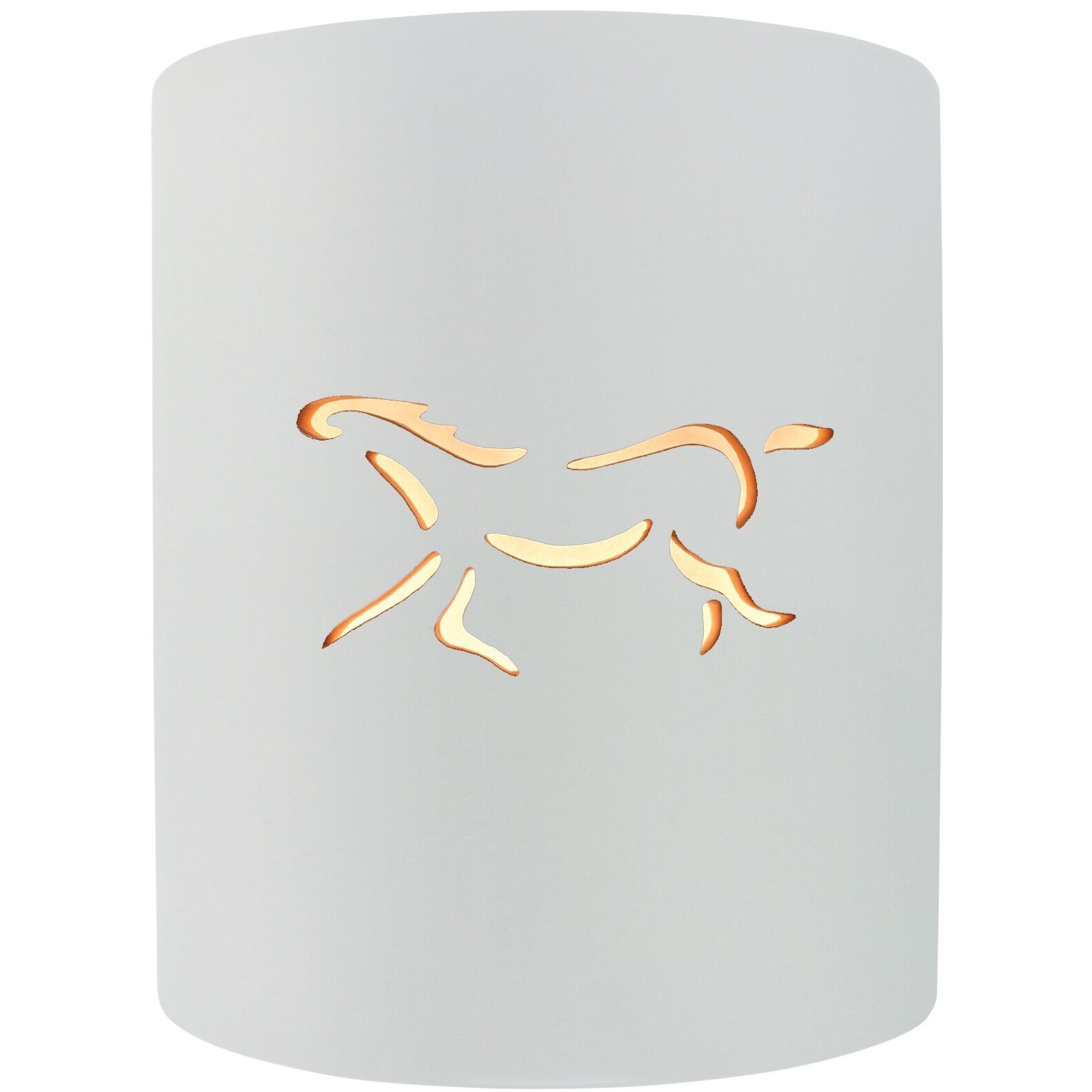 Sun Dagger 1 Light 8 inch Gloss White Wall Sconce Wall Light