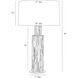 Eris 150.00 watt Ebony Table Lamp Portable Light
