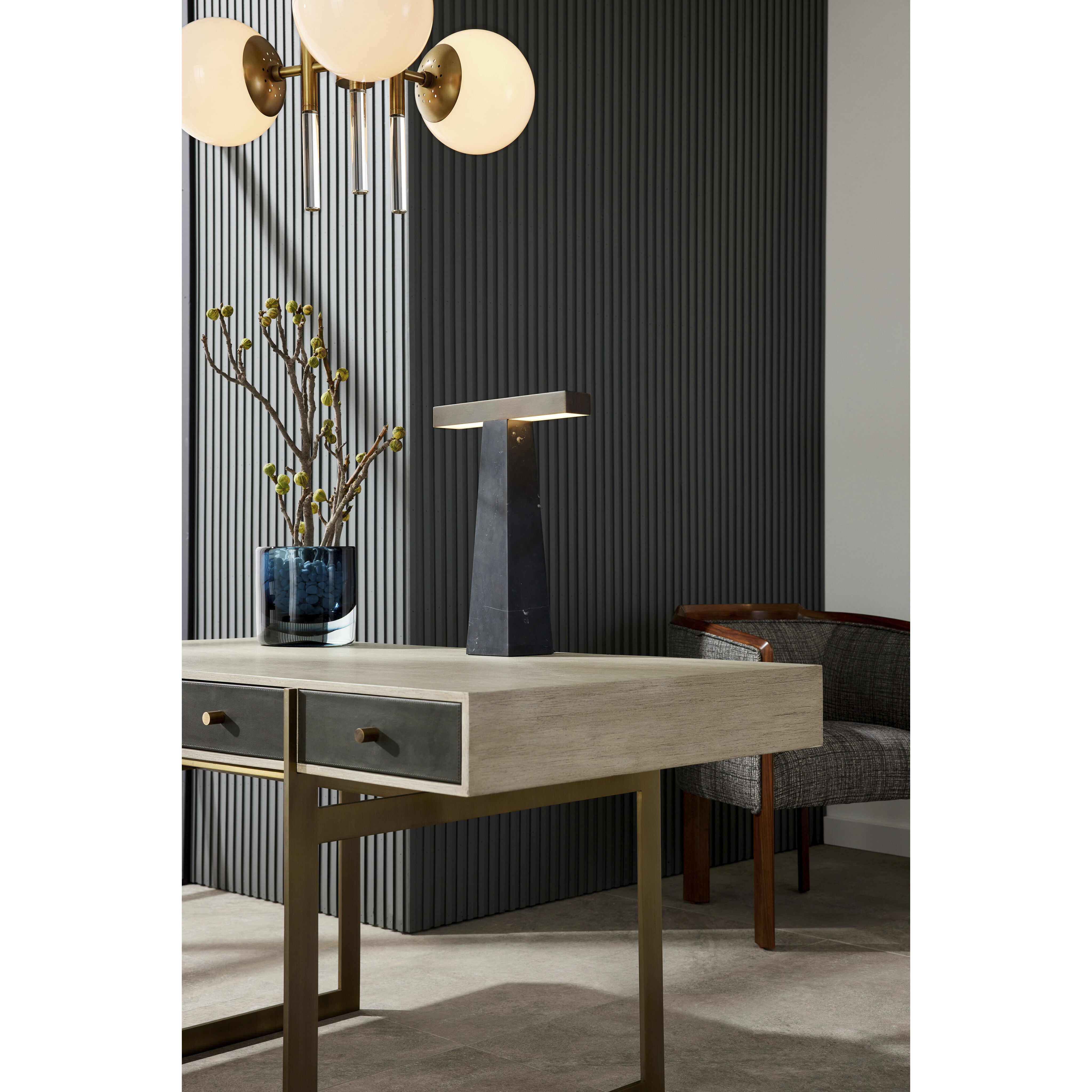 Osbert 18 inch 12.00 watt English Bronze Lamp Portable Light