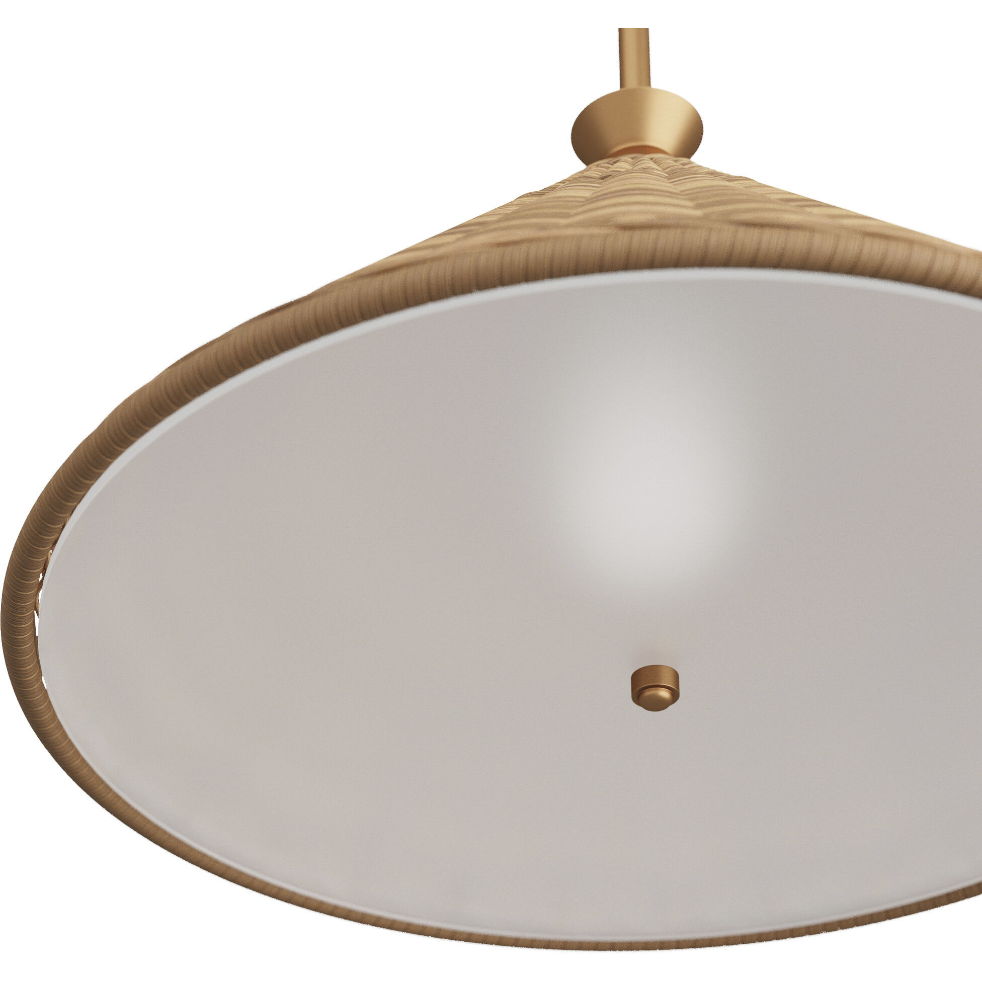Terrace 2 Light 21 inch Natural Pendant Ceiling Light