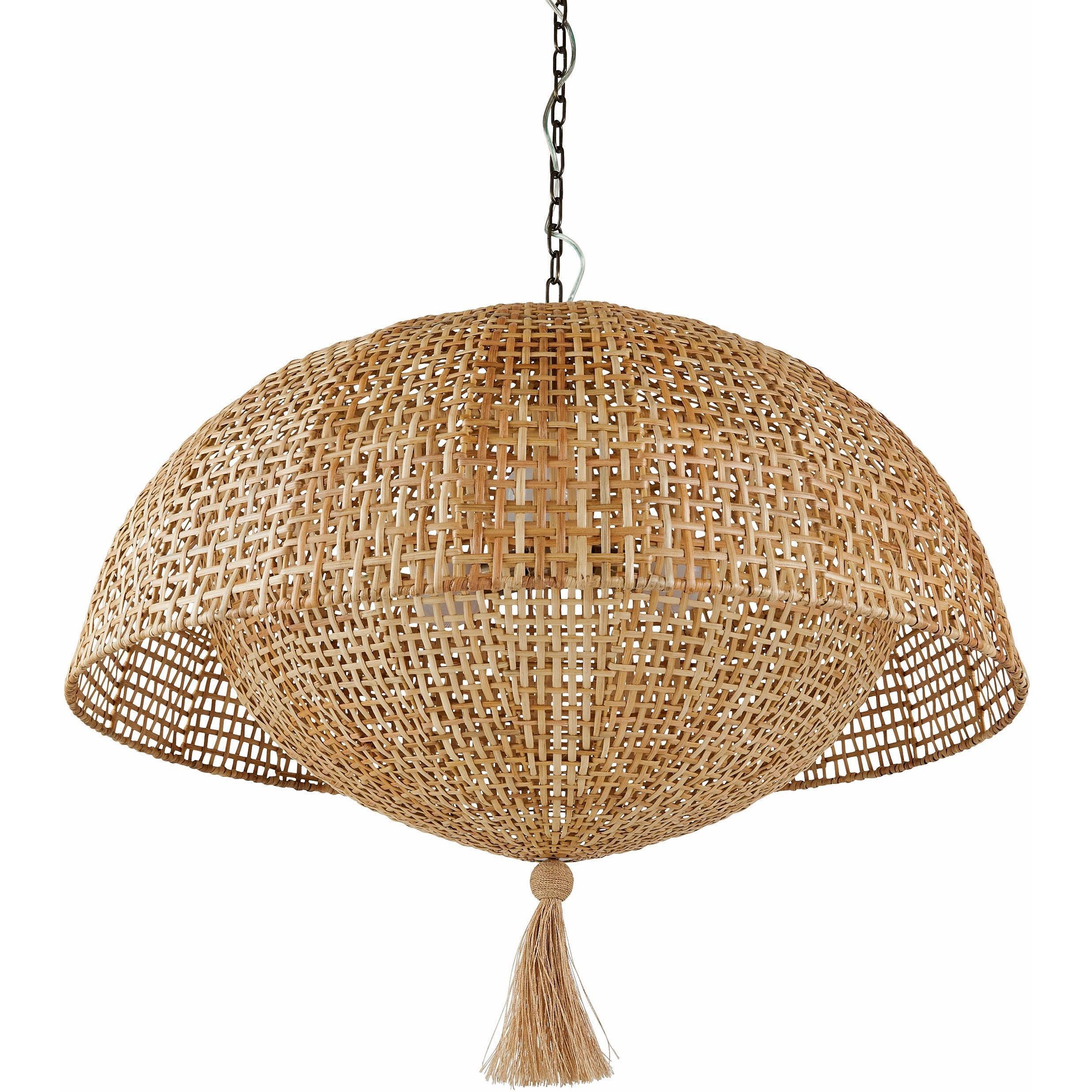 Cabana 1 Light Natural Pendant Ceiling Light
