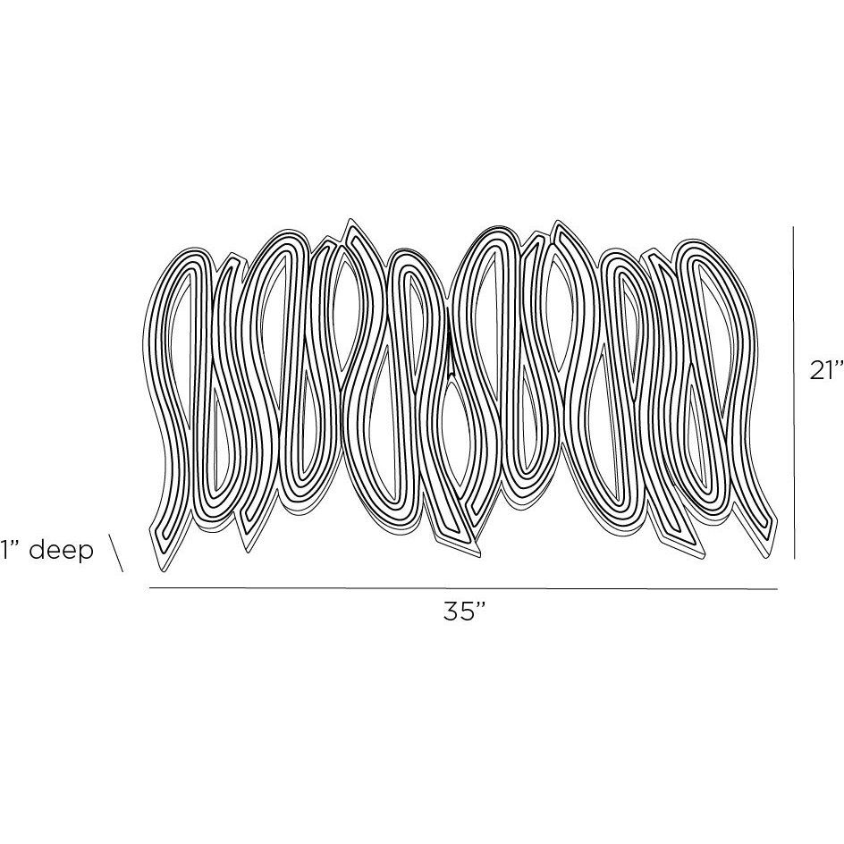 Effie Antique Brass Wall Plaque