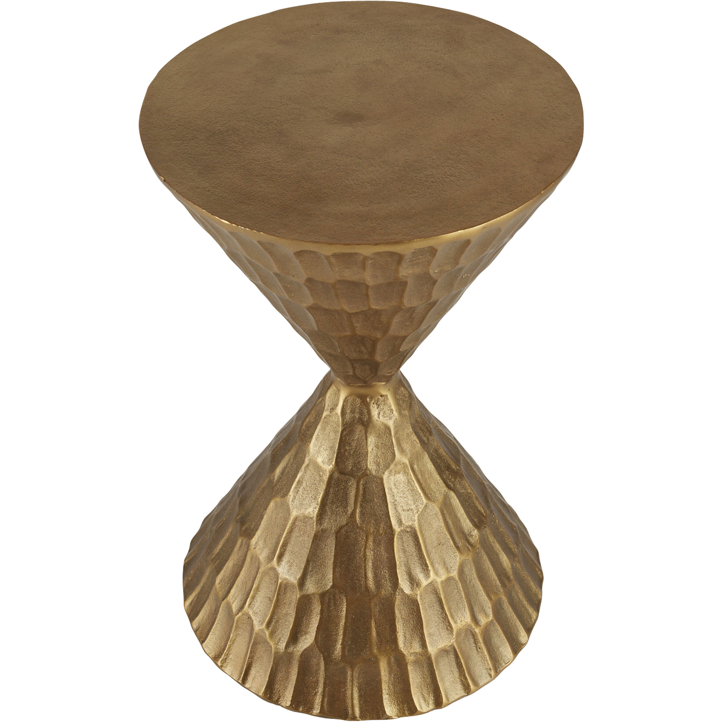 Castanza 13.5 inch Antique Brass Accent Table