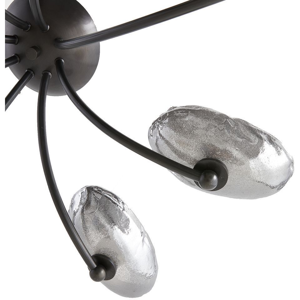 Zamora 42.5 inch English Bronze Flush Mount Ceiling Light