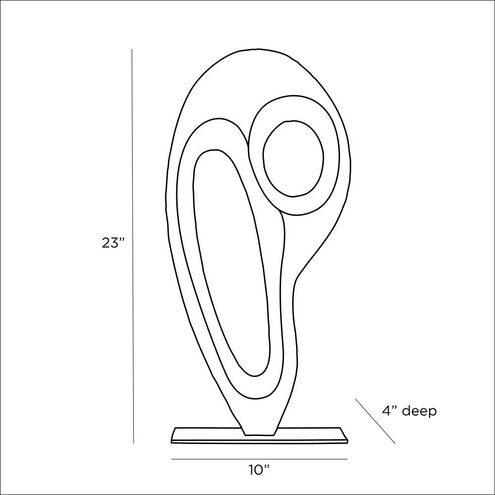 Kenly 23 X 10 inch Sculpture