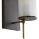 Stefan 1 Light 5 inch Bronze/Antique Brass Sconce Wall Light, Essential Lighting