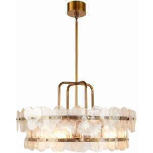 Cascade 4 Light 35 inch Clear Chandelier Ceiling Light