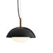 Glaze 1 Light 12 inch Antique Brass, Matte Black Ceramic Pendant Ceiling Light