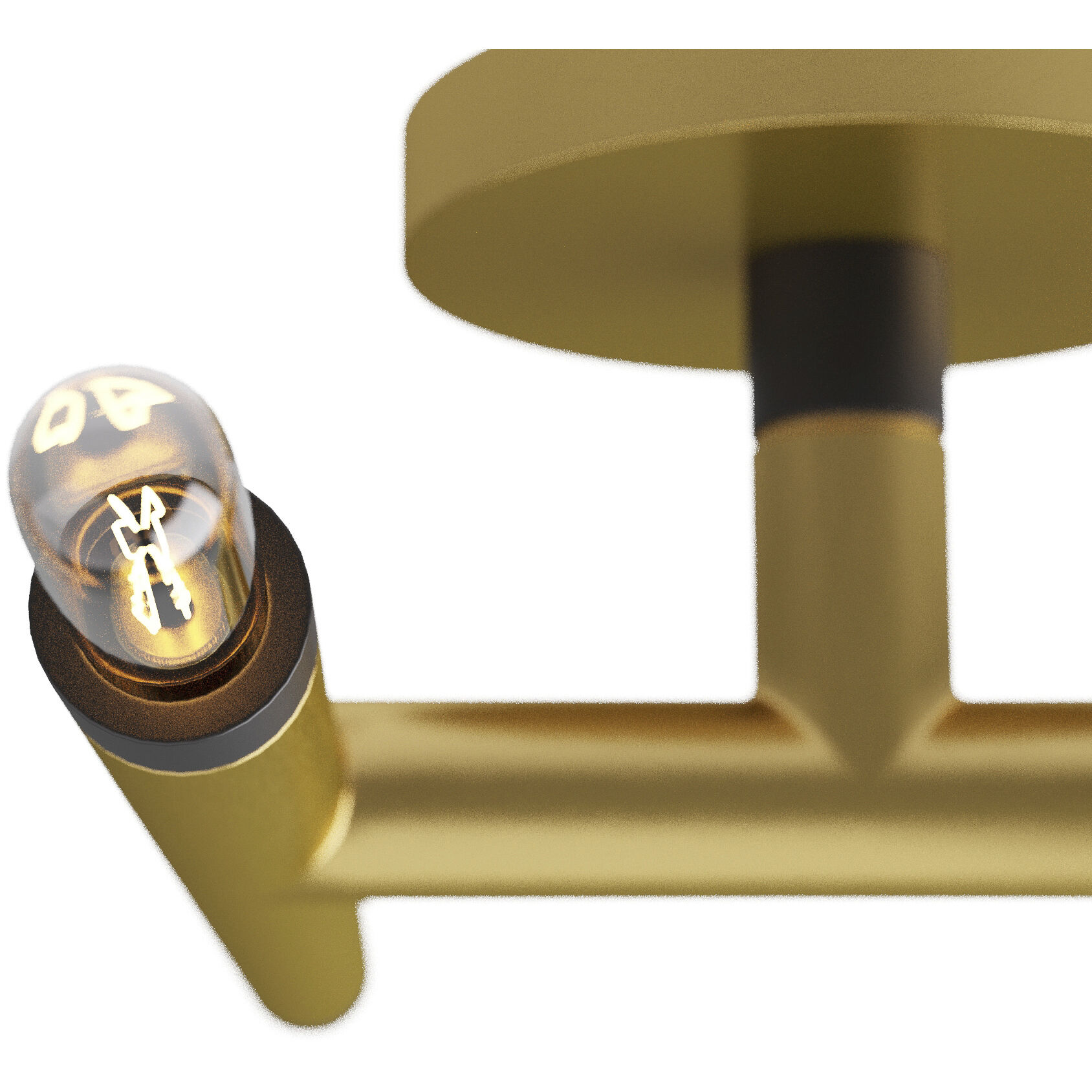 Ballard 4 Light 7 inch Antique Brass Flush Mount/Wall Sconce Ceiling Light