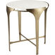 Janine 22 inch White End Table