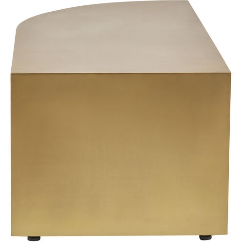 Cortez 44 X 22 inch Antique Brass Cocktail Table