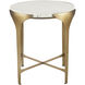 Janine 22 inch White End Table