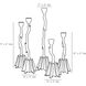Brandt 9 X 3 inch Candlesticks, Set of 5
