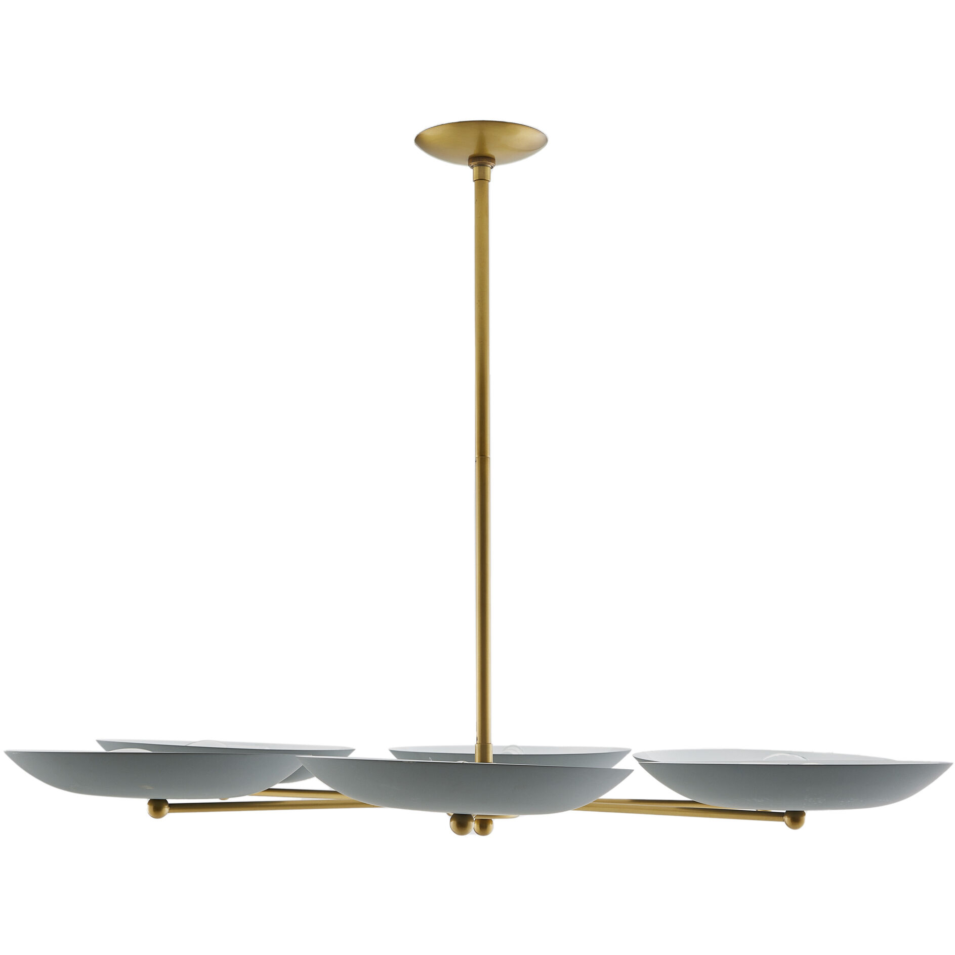 Griffith 6 Light 40 inch Cadet Blue Chandelier Ceiling Light