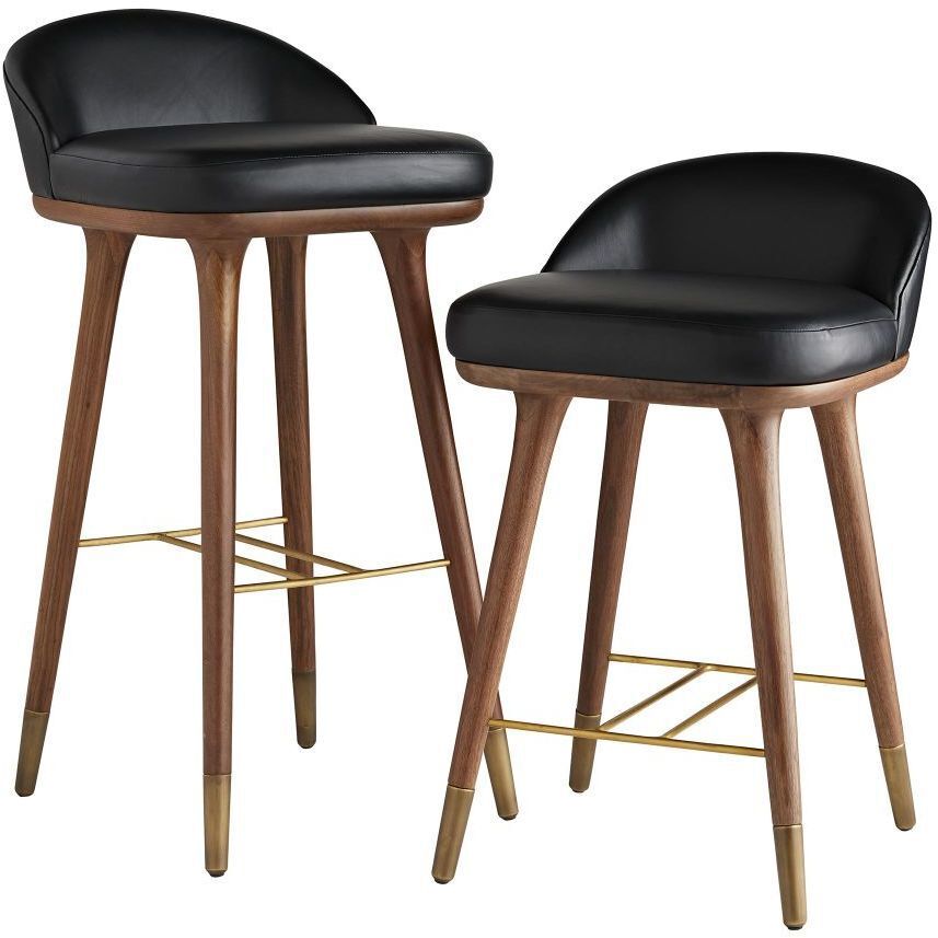 Walsh 35.5 inch Black Bar Stool