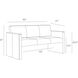 Haylock Tawny Hide Settee